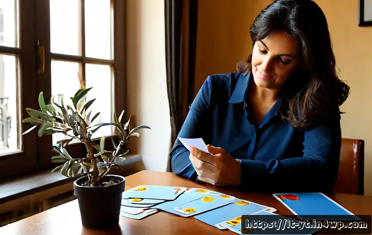 Home 13 자기 개선을 위한 구체적인 목표 설정 - Photorealistic Italian woman in her early 40s seated at a tidy home office desk in Milan, arranging ...